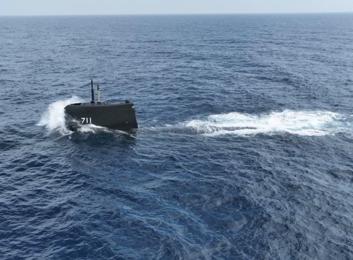 國造潛艦海鯤號完成二次潛航測試 全艦性能逐步驗證