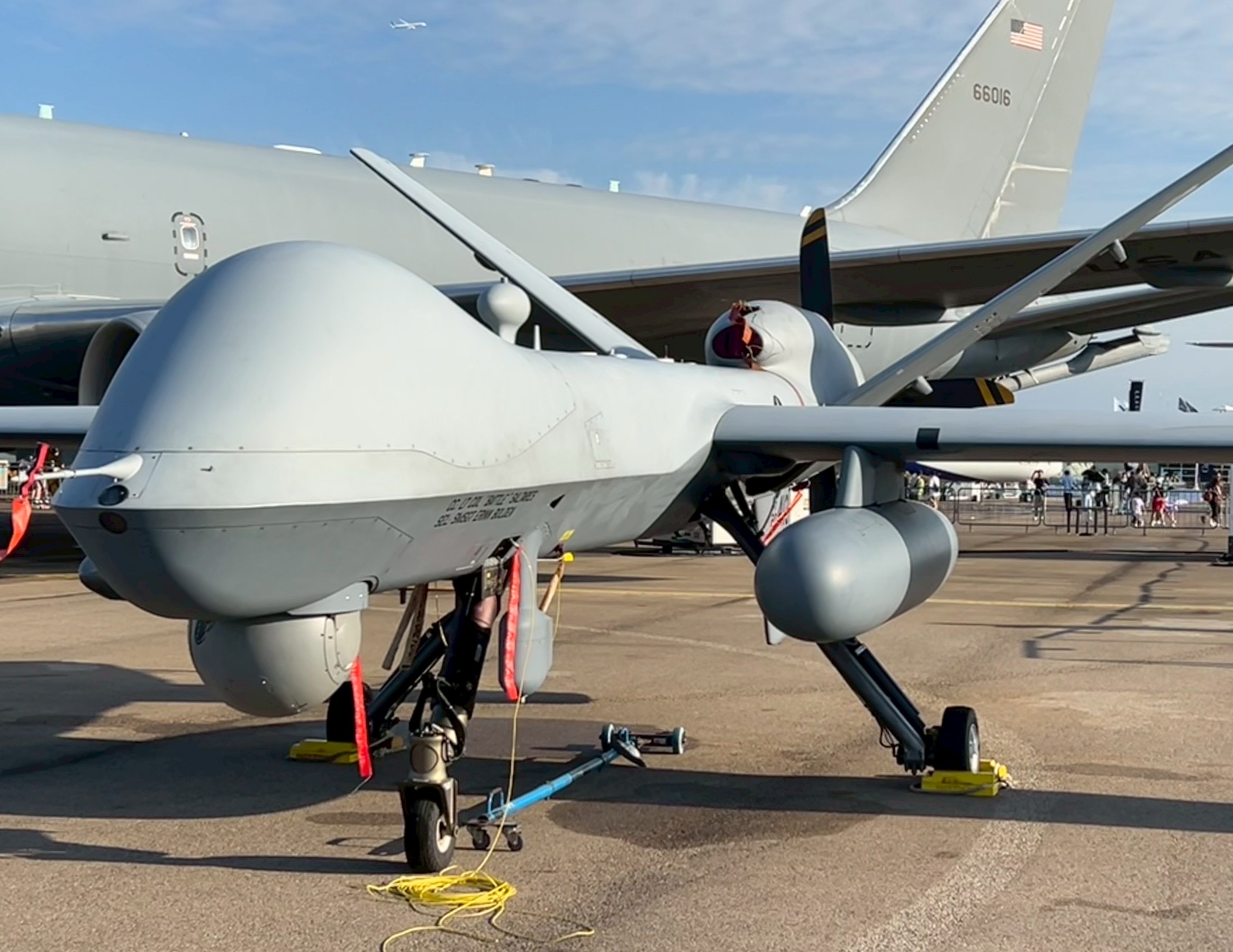 空軍司令部澄清首批2架MQ-9B無人機交機情形