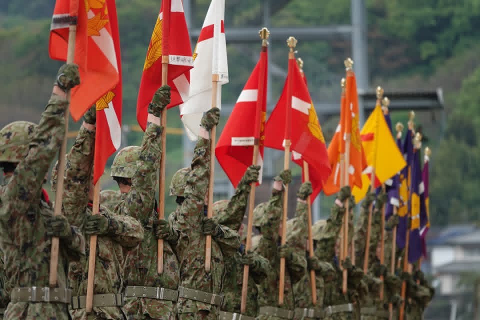 日本陸自第14旅團創隊20周年及善通市駐屯地開設76周年記念行事