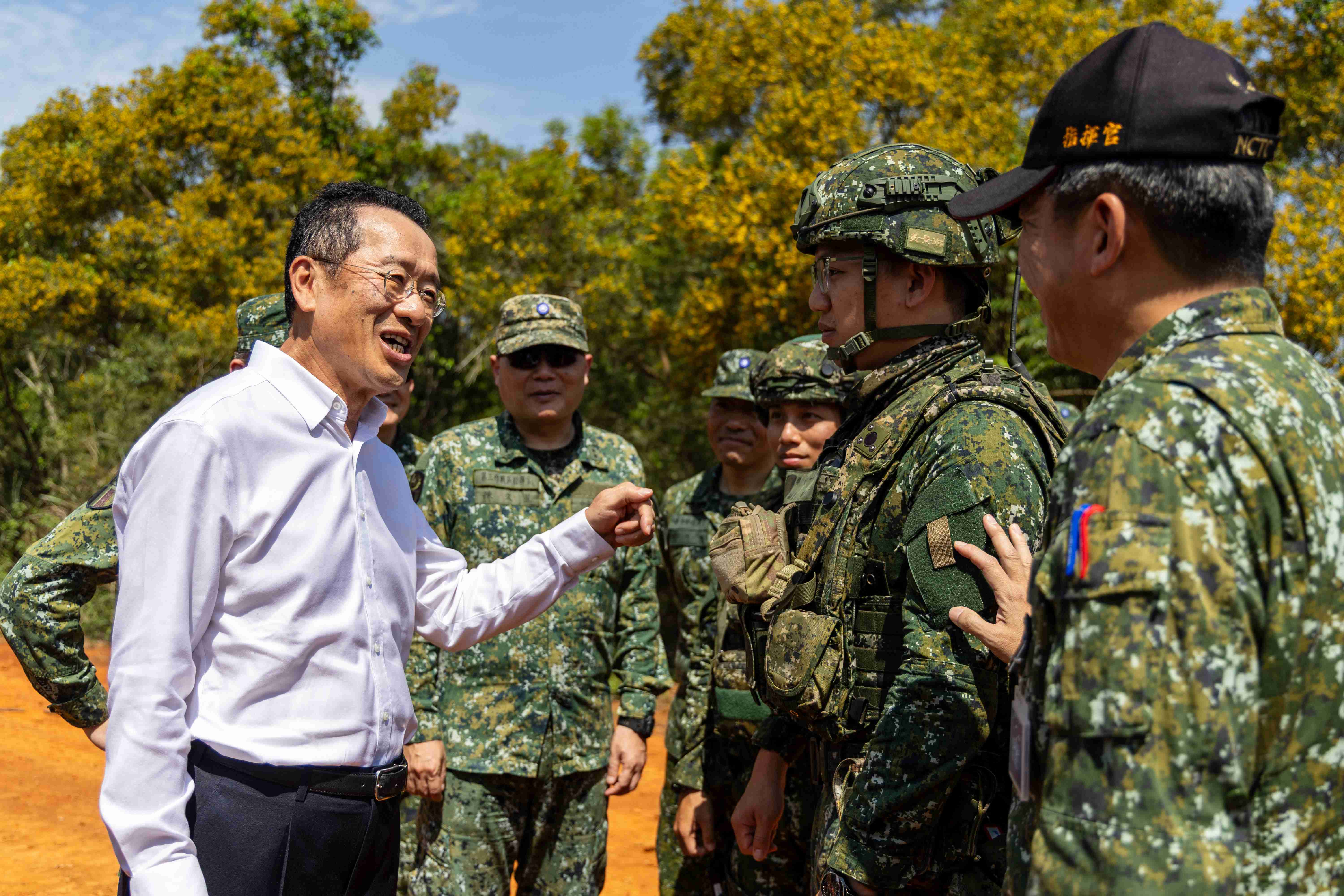 國防部長顧立雄視導陸軍北區聯合測考中心