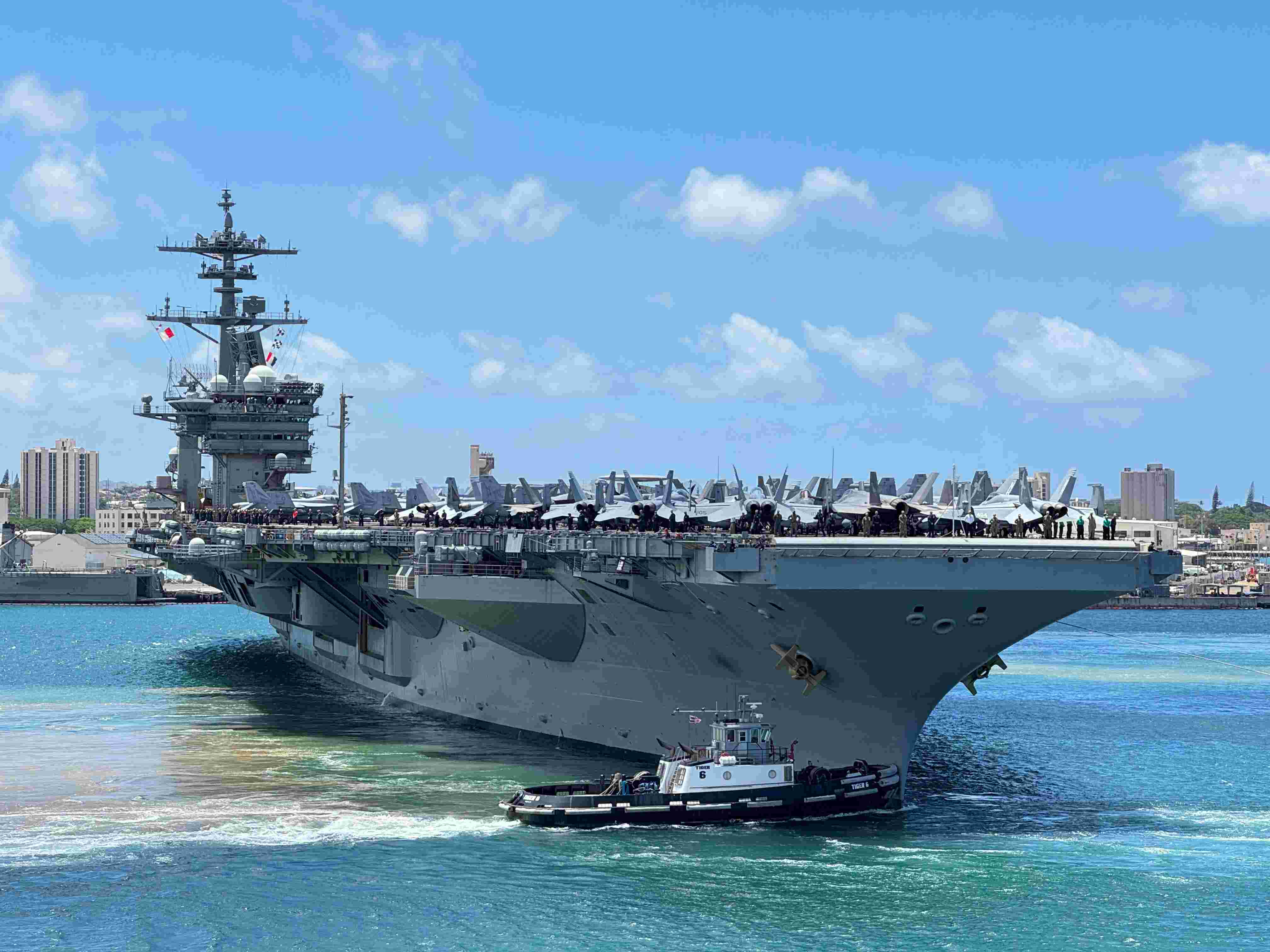艦隊出港，環太平洋演習操演正式開始