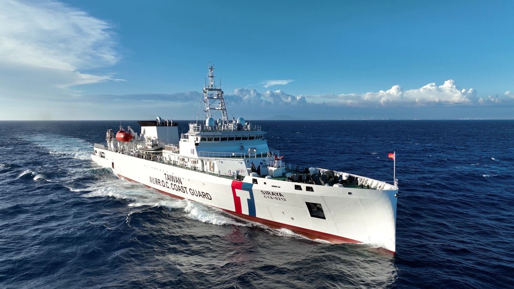 海巡首艘高緯度遠洋巡護船西拉雅號即將承名啟航