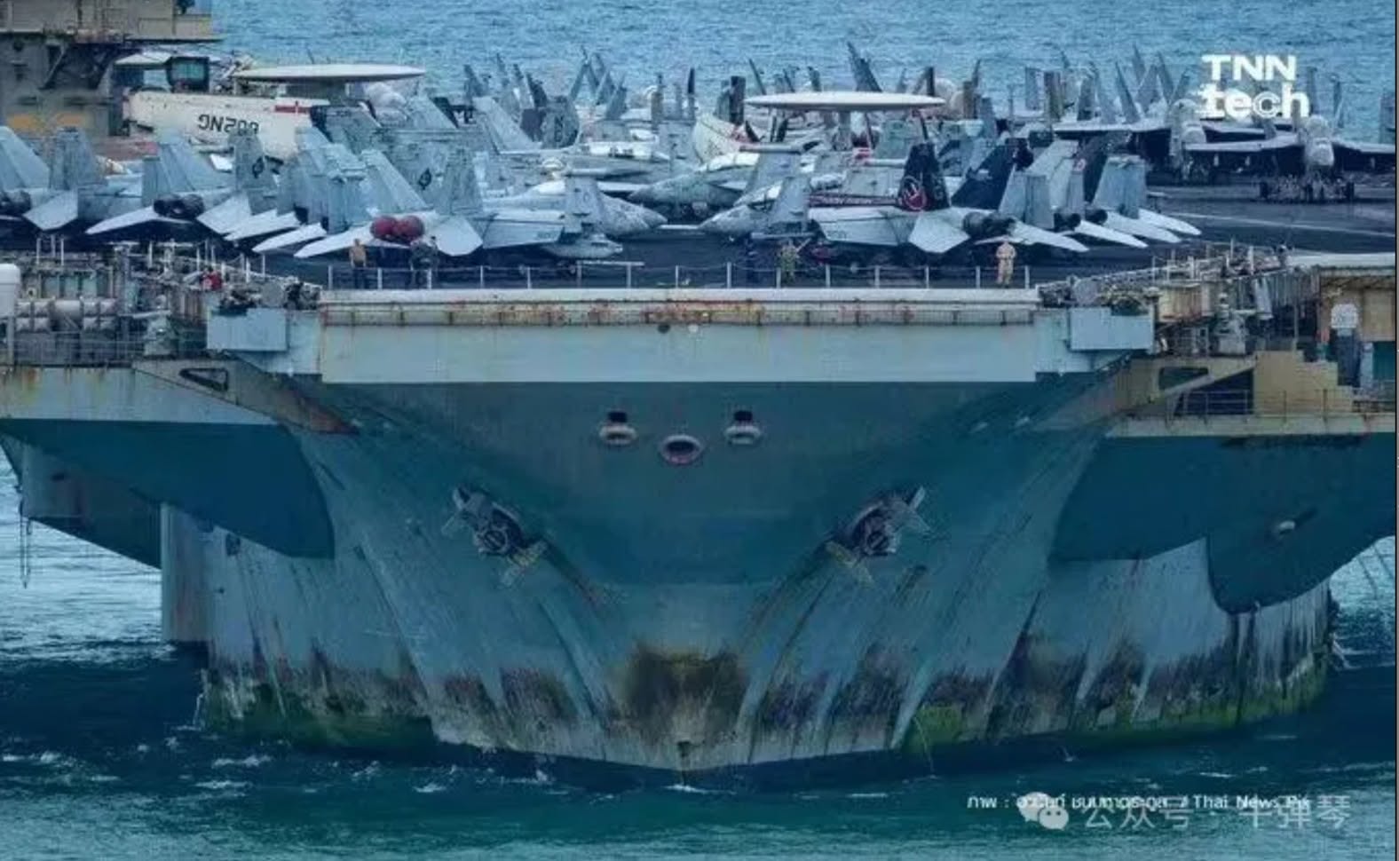 美林肯號終於在泰國休整 艦容不堪入目 反映美海軍捉襟見肘 